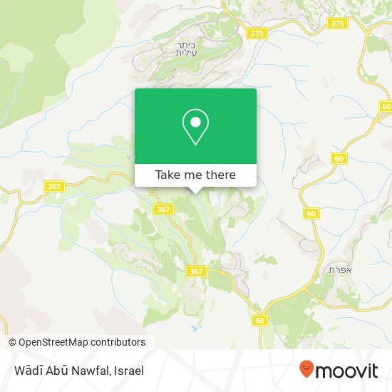 Wādī Abū Nawfal map