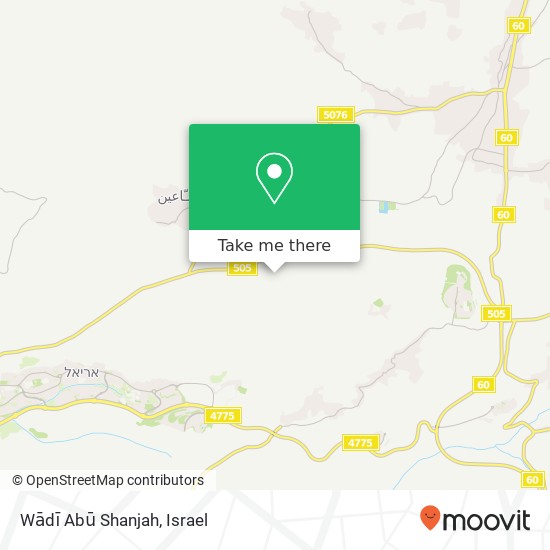 Wādī Abū Shanjah map