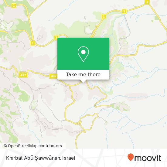 Khirbat Abū Şawwānah map