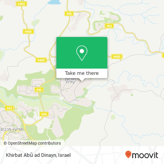 Khirbat Abū ad Dinayn map