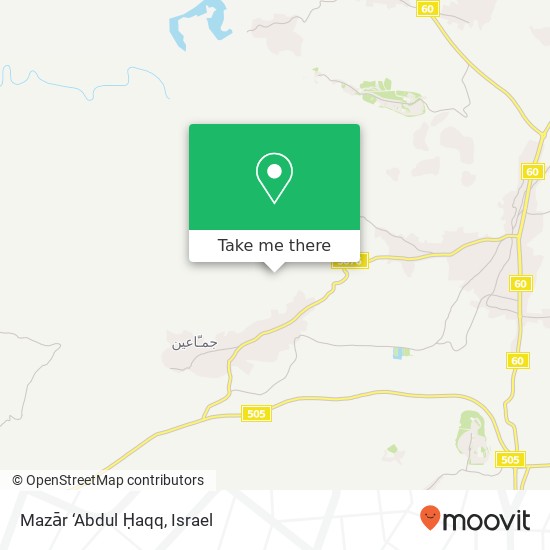 Mazār ‘Abdul Ḥaqq map