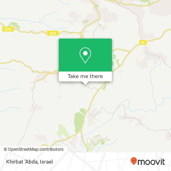 Khirbat ‘Abda map