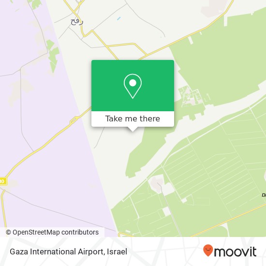 Карта Gaza International Airport