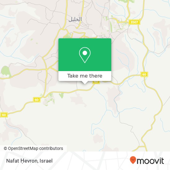 Nafat Ḥevron map