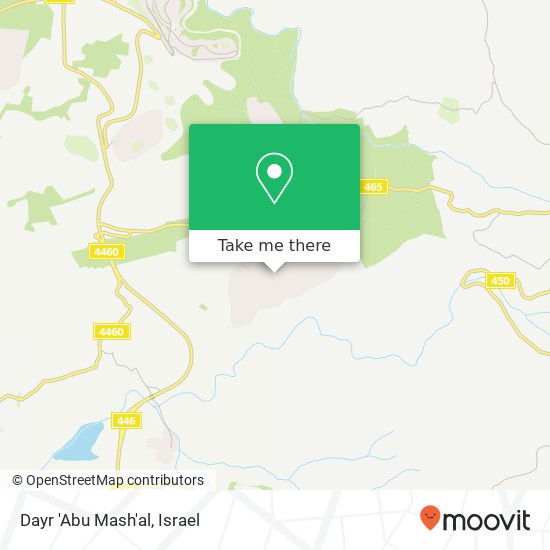 Dayr 'Abu Mash'al map