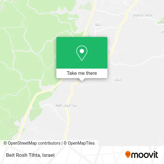 Beit Rosh Tihta map