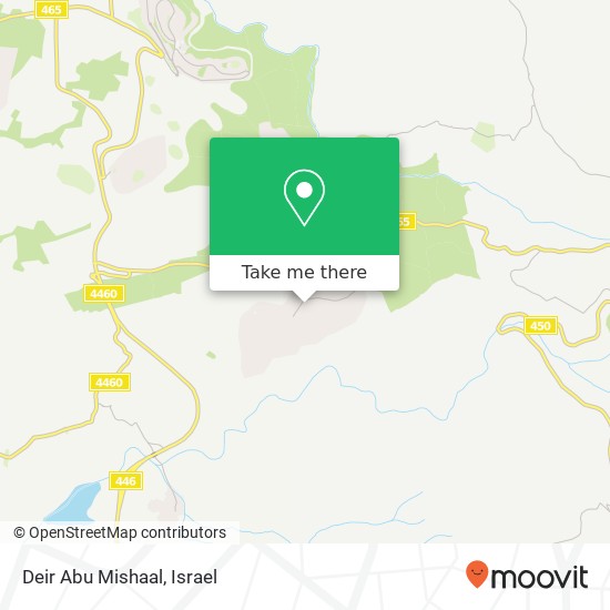 Deir Abu Mishaal map