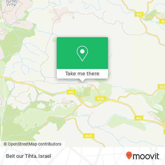Карта Beit our Tihta