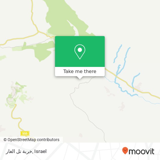 خربة تل الغار map