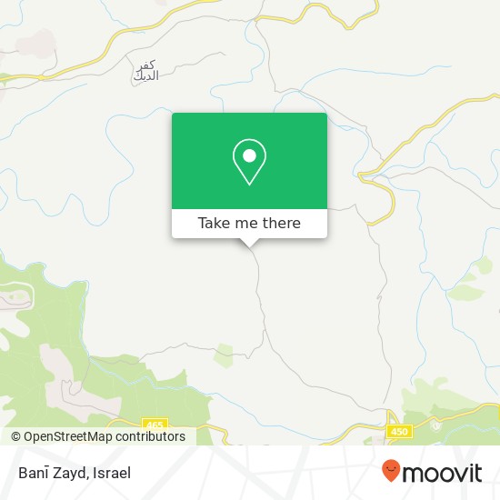 Карта Banī Zayd