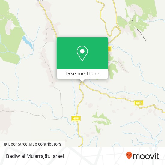 Badiw al Mu‘arrajāt map