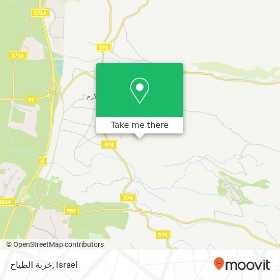 خربة الطياح map