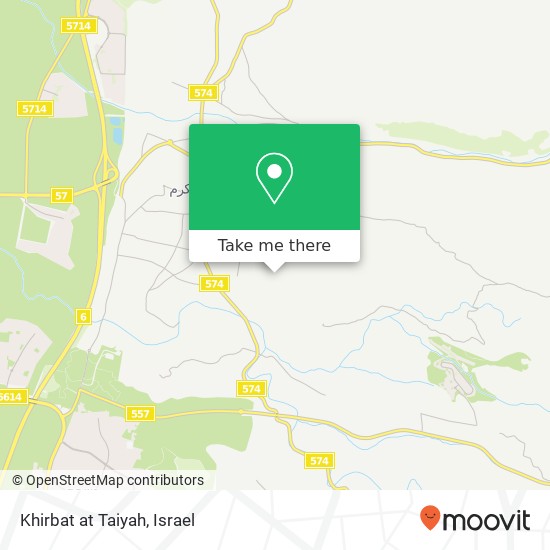 Карта Khirbat at Taiyah