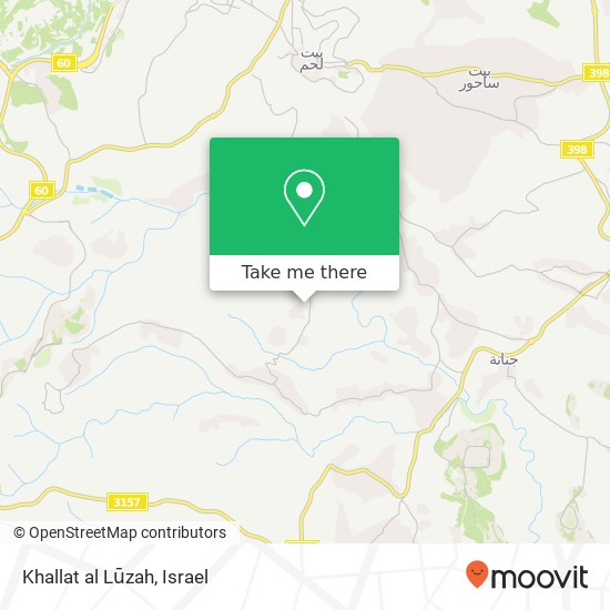 Khallat al Lūzah map