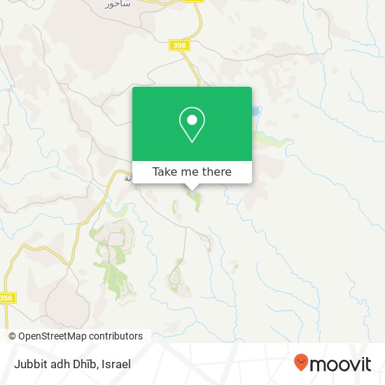 Jubbit adh Dhīb map