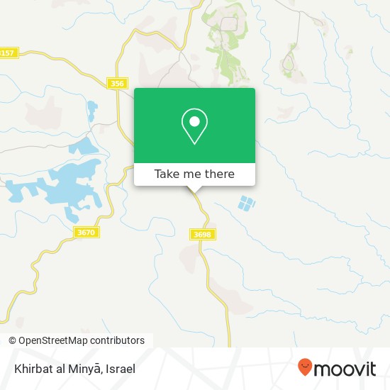 Khirbat al Minyā map