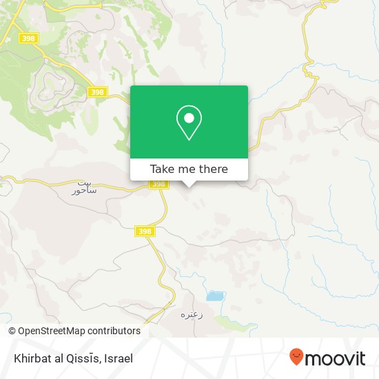 Khirbat al Qissīs map