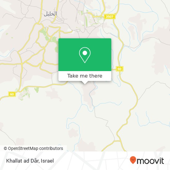 Khallat ad Dār map