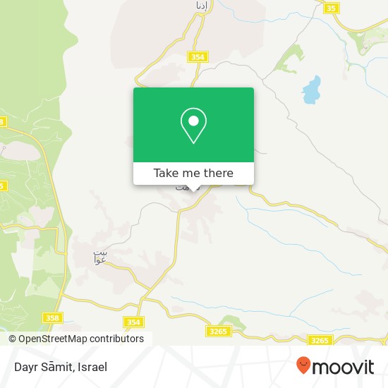 Карта Dayr Sāmit