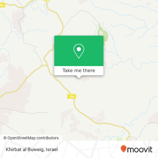 Khirbat al Buweig map