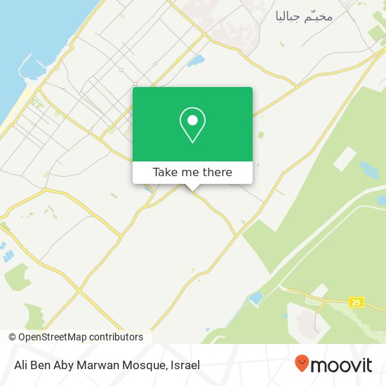 Ali Ben Aby Marwan Mosque map