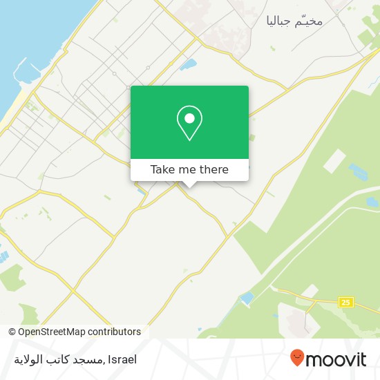 Карта مسجد كاتب الولاية