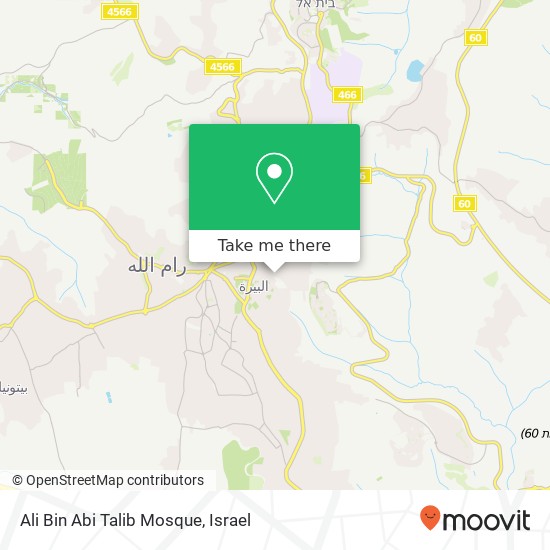 Ali Bin Abi Talib Mosque map