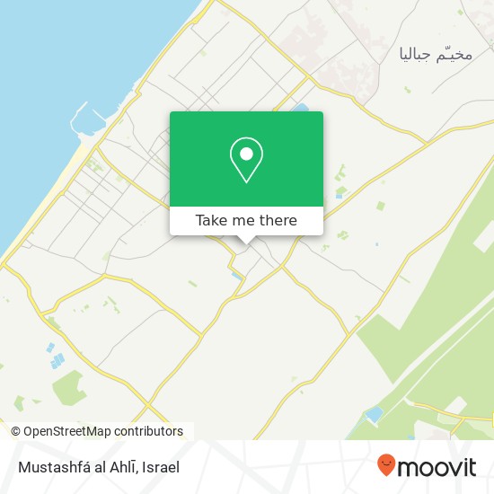 Карта Mustashfá al Ahlī