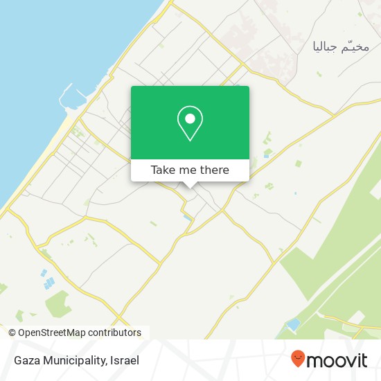 Gaza Municipality map