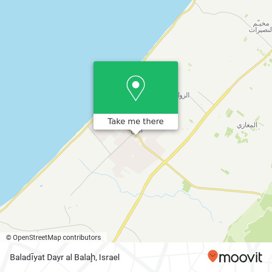 Карта Baladīyat Dayr al Balaḩ