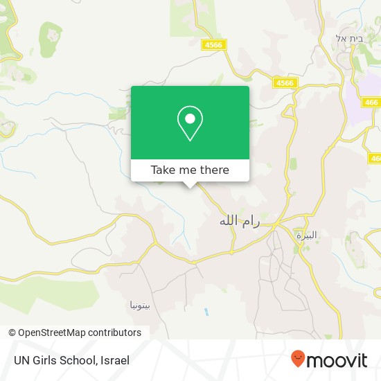 UN Girls School map