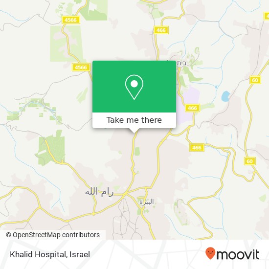 Khalid Hospital map