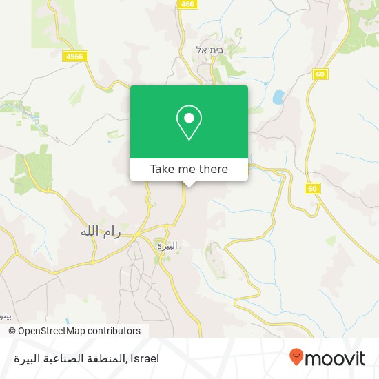 المنطقة الصناعية البيرة map