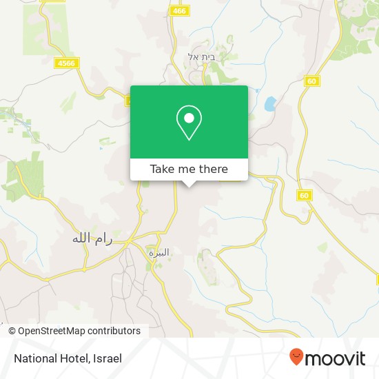 National Hotel map