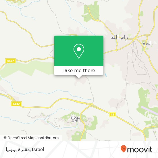 مقبرة بيتونيا map