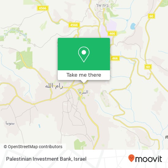 Palestinian Investment Bank map