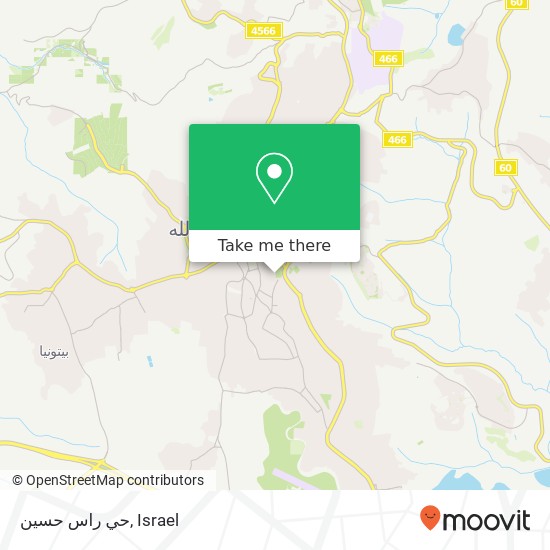 Карта حي راس حسين