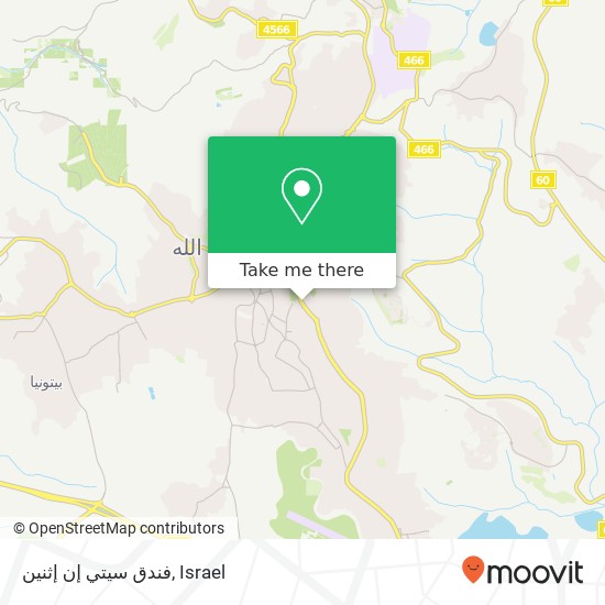 فندق سيتي إن إثنين map