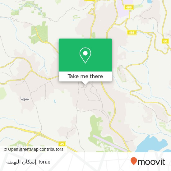 إسكان النهضة map