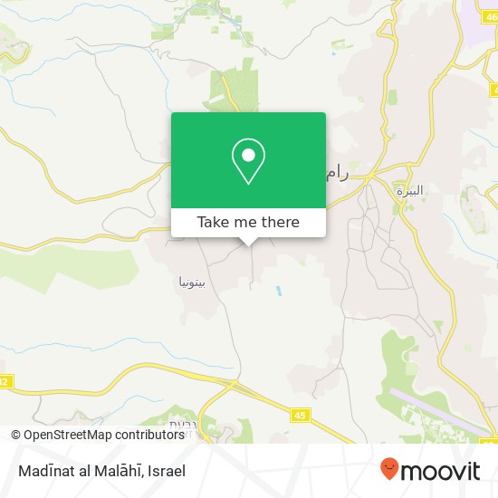 Карта Madīnat al Malāhī