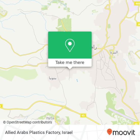 Карта Allied Arabs Plastics Factory