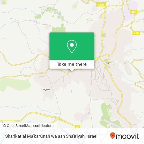 Карта Sharikat al Ma‘karūnah wa ash Sha‘īrīyah