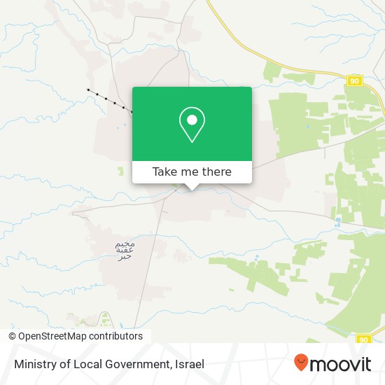 Ministry of Local Government map