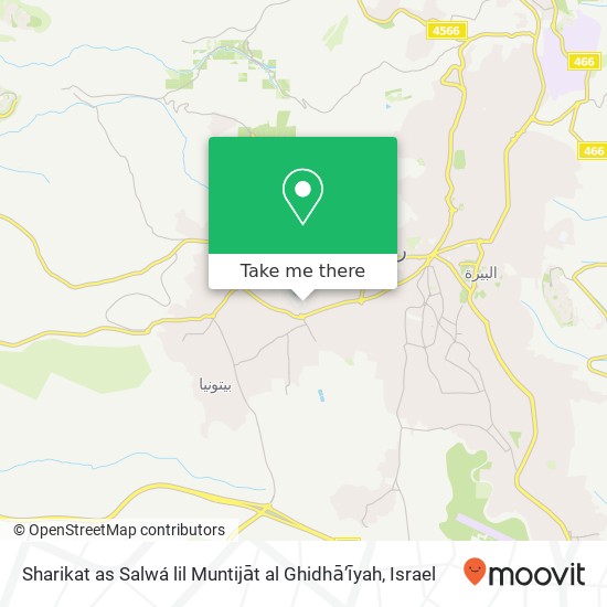 Карта Sharikat as Salwá lil Muntijāt al Ghidhā’īyah