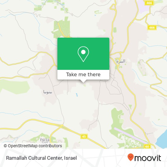 Карта Ramallah Cultural Center