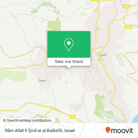 Rām Allah li Şinā‘at al Balāstīk map