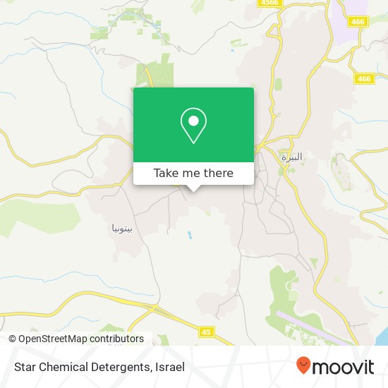 Star Chemical Detergents map