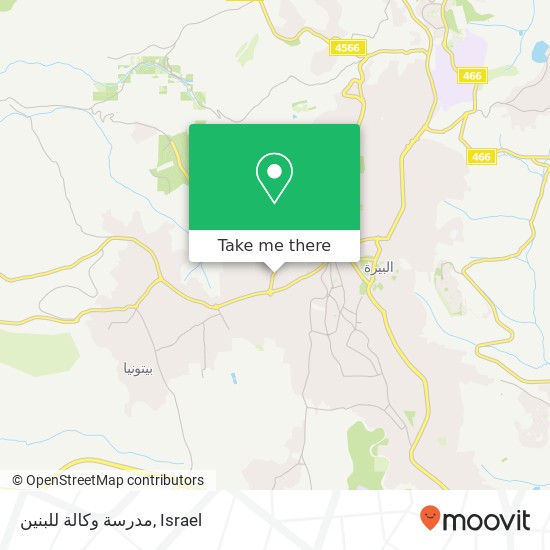 مدرسة وكالة للبنين map