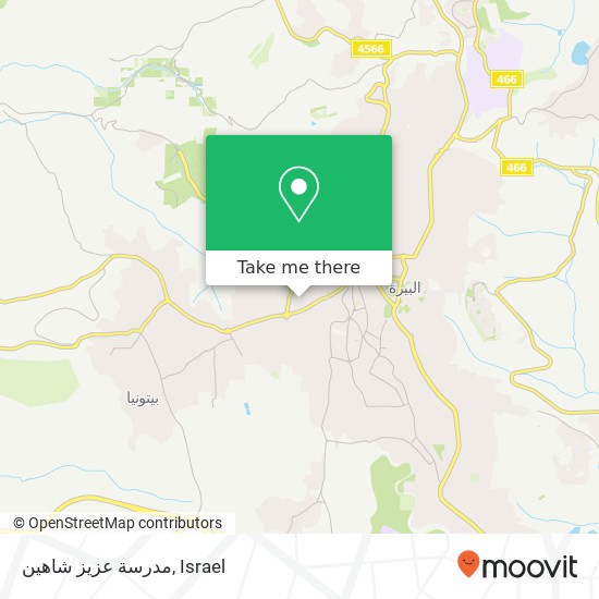 مدرسة عزيز شاهين map