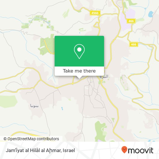 Карта Jam‘īyat al Hilāl al Aḩmar